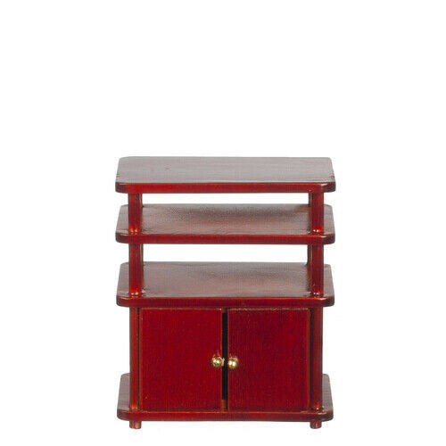 Cabinet Mahogany, Dolls House Miniature, Furniture Living Room