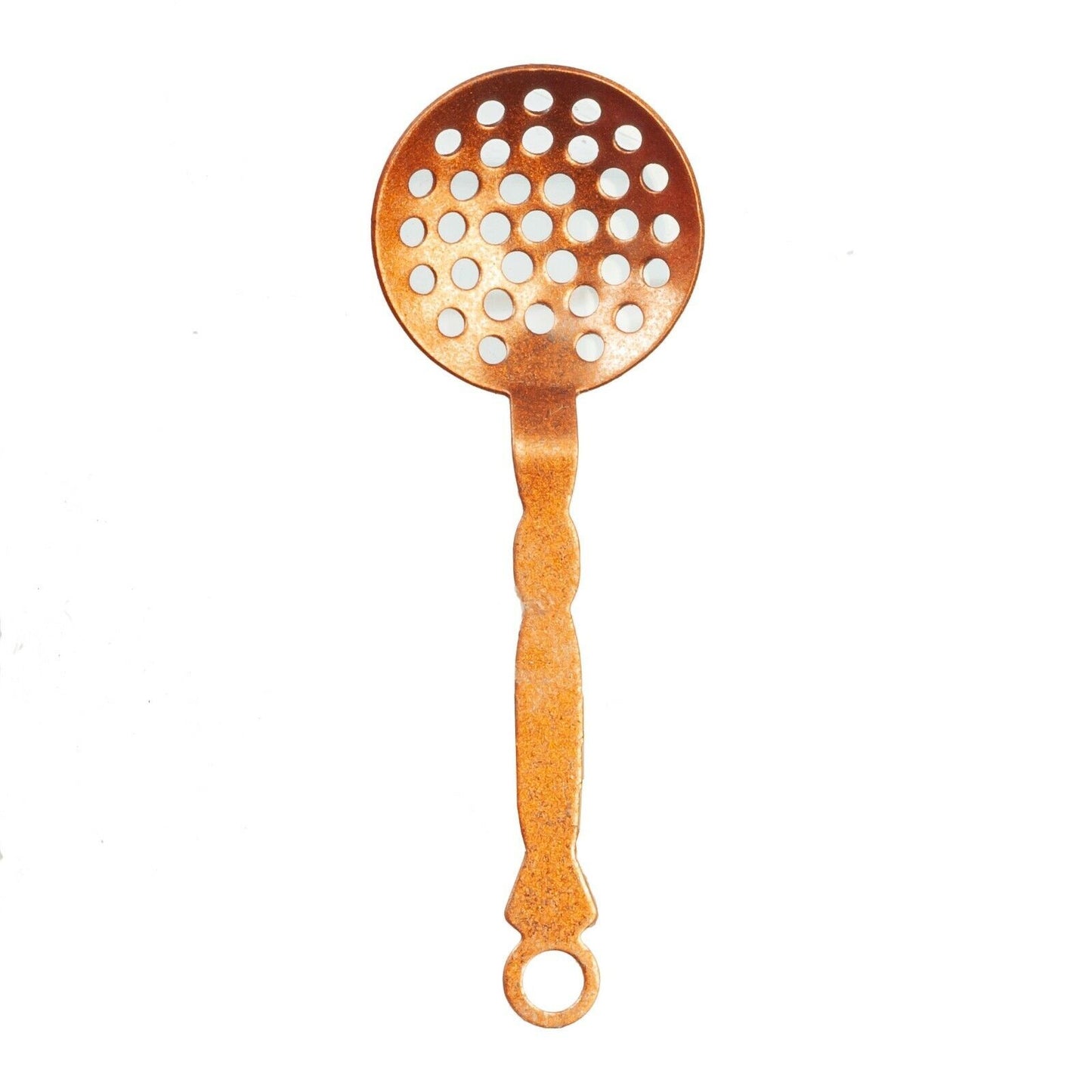 Copper Strainer, Dolls House Miniature, Kitchen Accessory, Utensil
