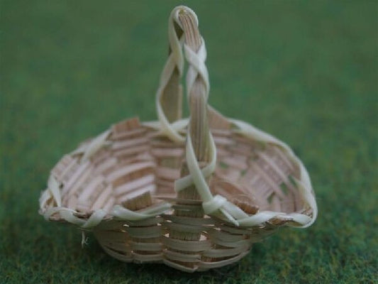 2 Flower Basket, Dolls House Miniatures, Accessory, 1.12 Scale