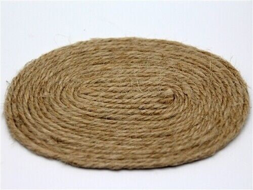 Oval Grass Mat / Rug, Dolls House Miniature Flooring Floor Decor