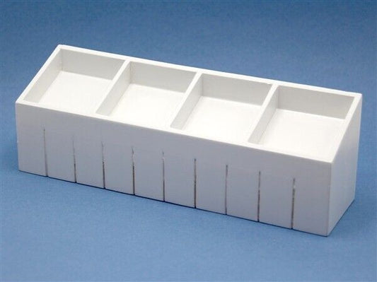 White Shop Display Unit, Dolls House Miniature Market Shop Stall Accessory