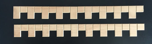 Wood Quoining / Corner Stones, Dolls House Miniature, DIY Accessory