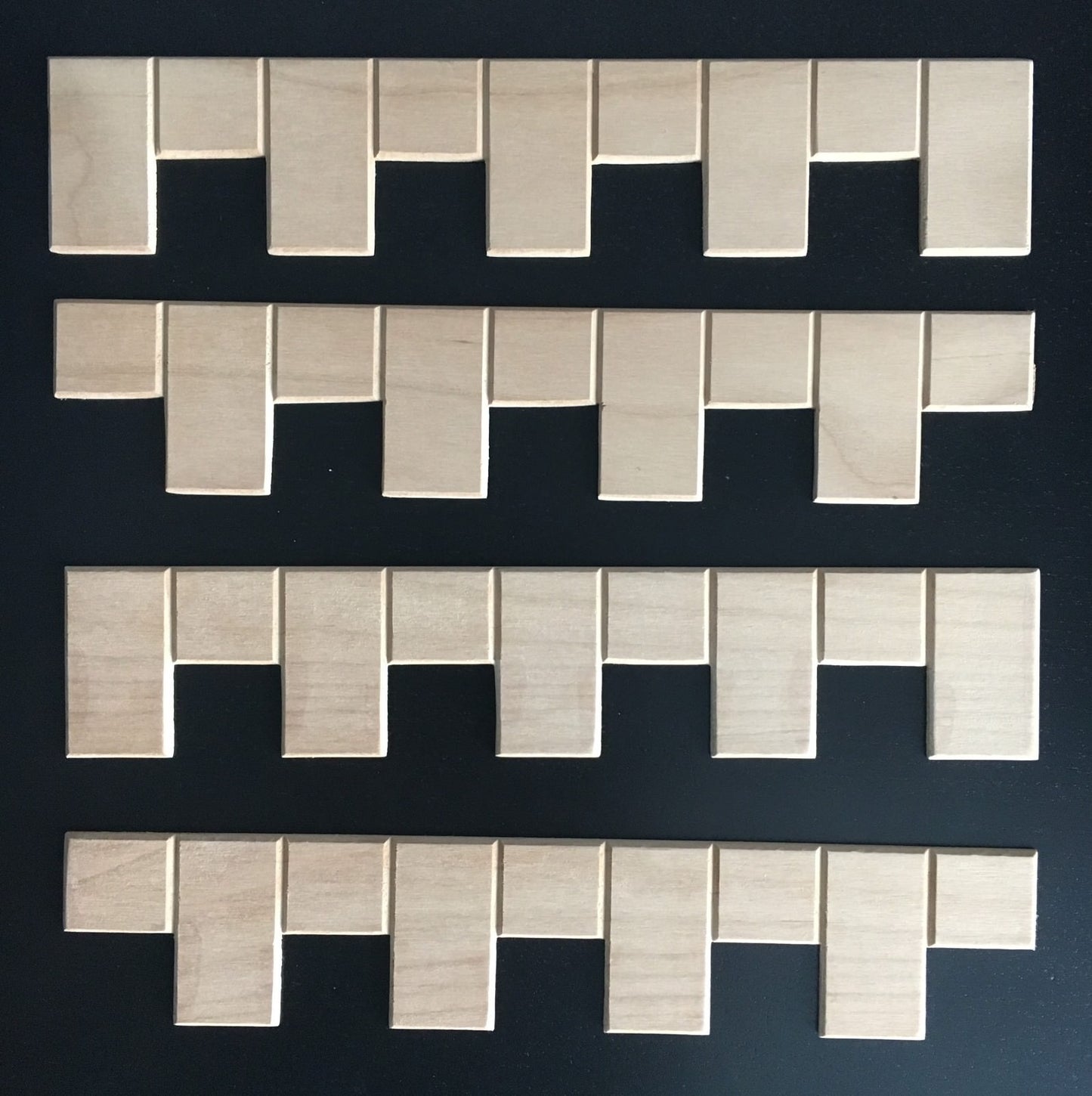 Wood Quoining / Corner Stones, Dolls House Miniature, DIY Accessory