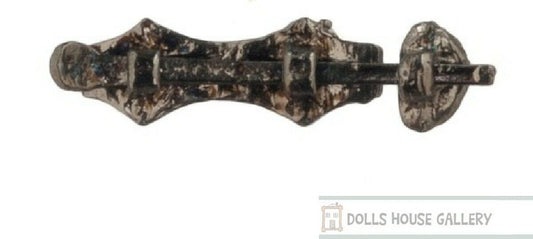 Sliding Latch, Dolls House Miniatures, DIY Door Accessory, UK Bolt