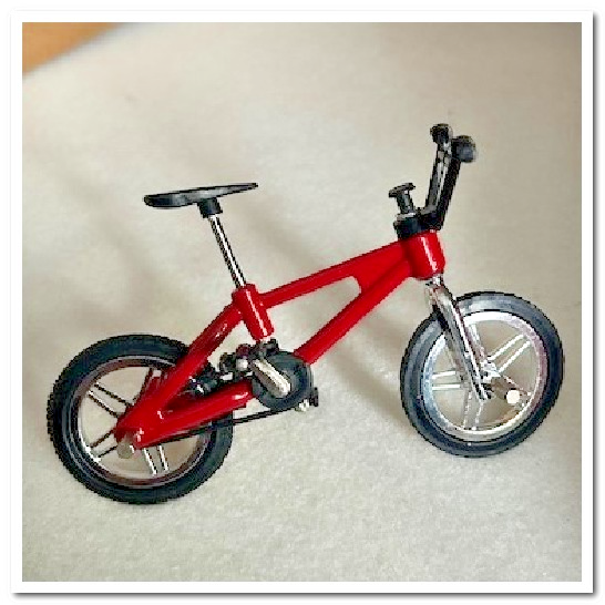 Bmx Bike, Dolls House Miniature, Miniature Bicycle, 1.12 Scale