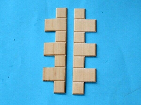 Wood Quoining / Corner Stones (StyleCV), Dolls House Miniature, DIY Accessory