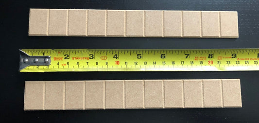 Square MDF Quoining / Corner Stones, Dolls House Miniature, DIY Accessory