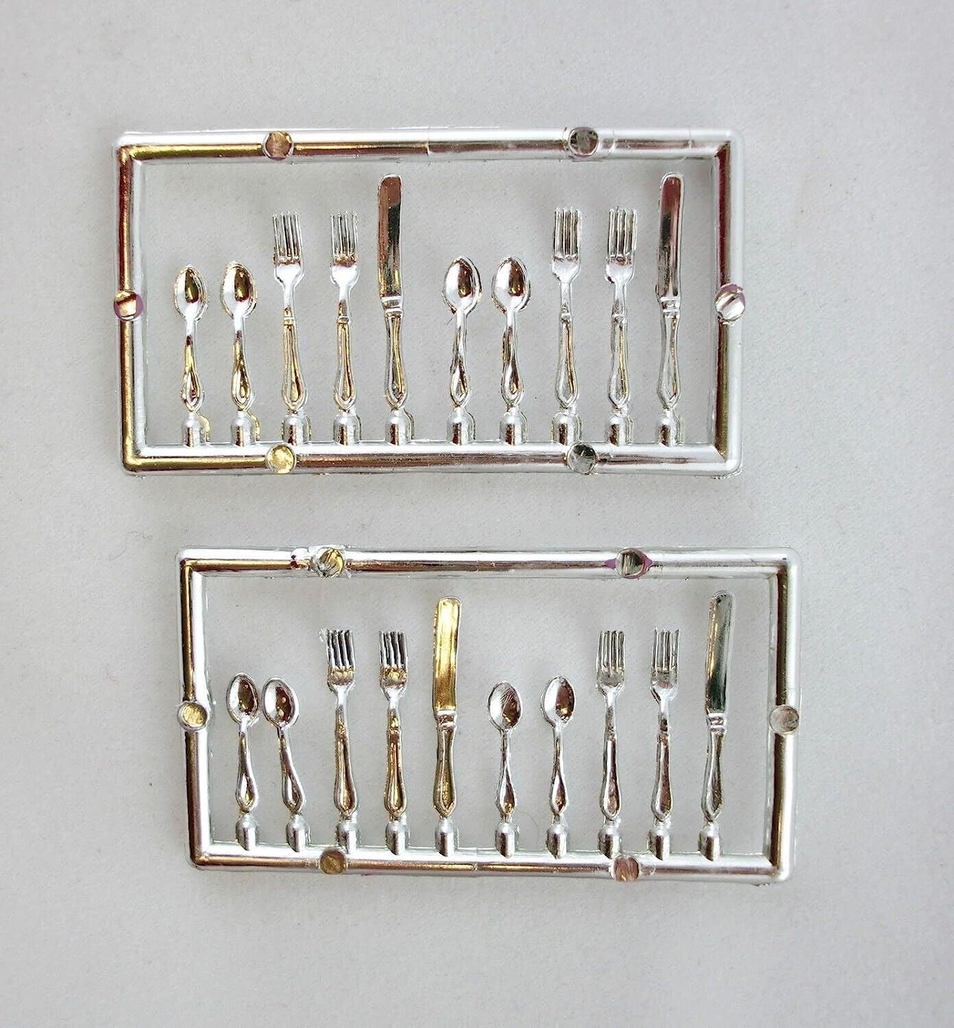 Small Cutlery Set, Dolls House Miniatures Kitchen & Dining Utensils