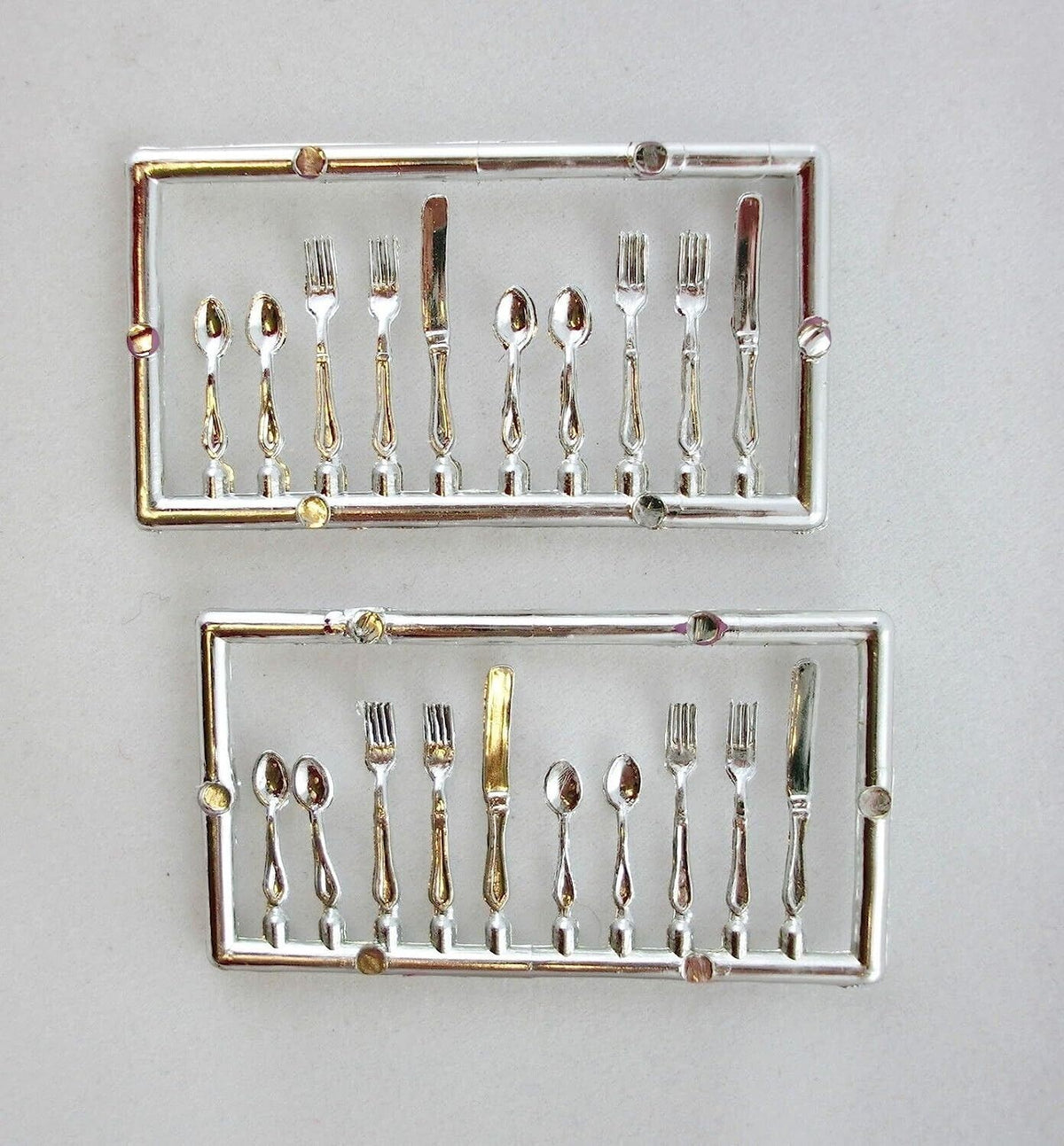 Small Cutlery Set, Dolls House Miniatures Kitchen & Dining Utensils