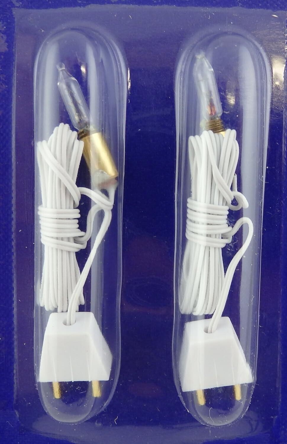 Lighting 2 Candle Flame Bulb Holder Bulb & Plug Dolls House Miniature 12 Volt