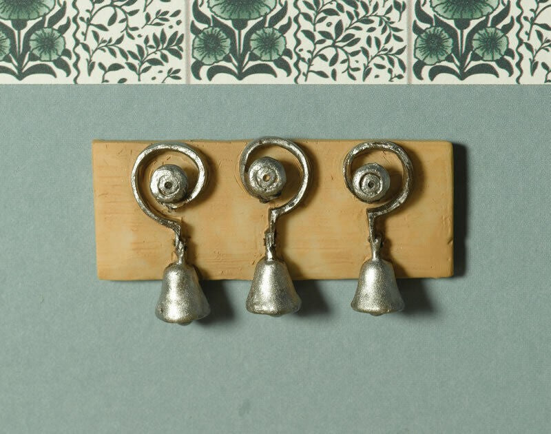 Three Servant Bells,  Dolls House Miniatures, Victorian House Accessory