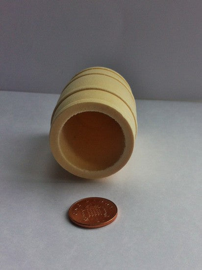 Large Wooden Barrel Dolls House Miniature, Outdoor Pub 1.12th Scale