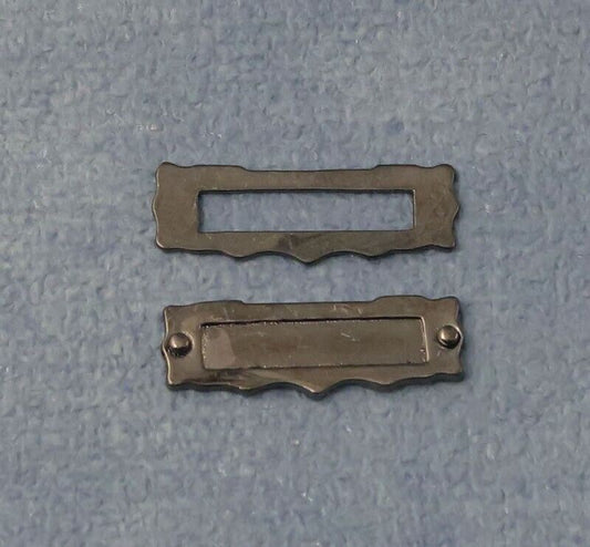 Black Letterbox Style B, Dolls House Miniatures, D.I.Y, Door Accessory