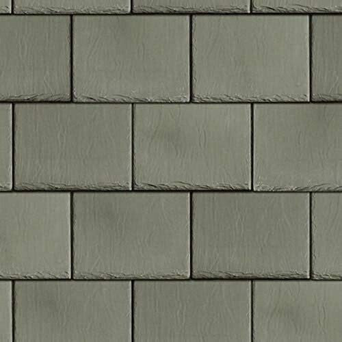 A3 Embossed Light Roof Slates Card, Dolls House Miniature