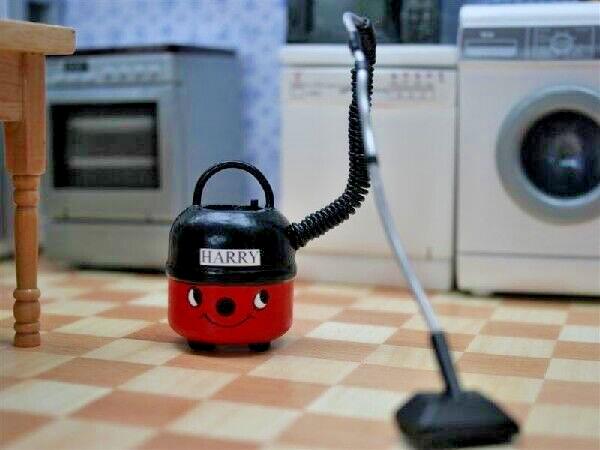 Harry the hoover, dolls house miniature vacuum hoover miniatures