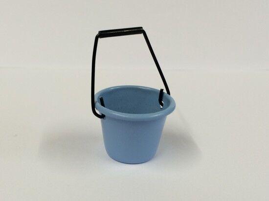 Coloured metal buckets choice of four colours, doll house miniature, beach sea