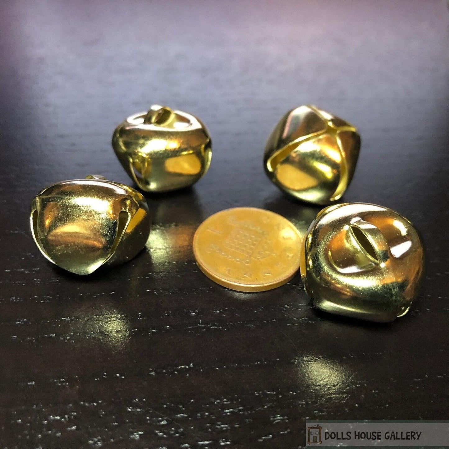 Gold 20mm diameter cat bell jingle bells, crafts, craft