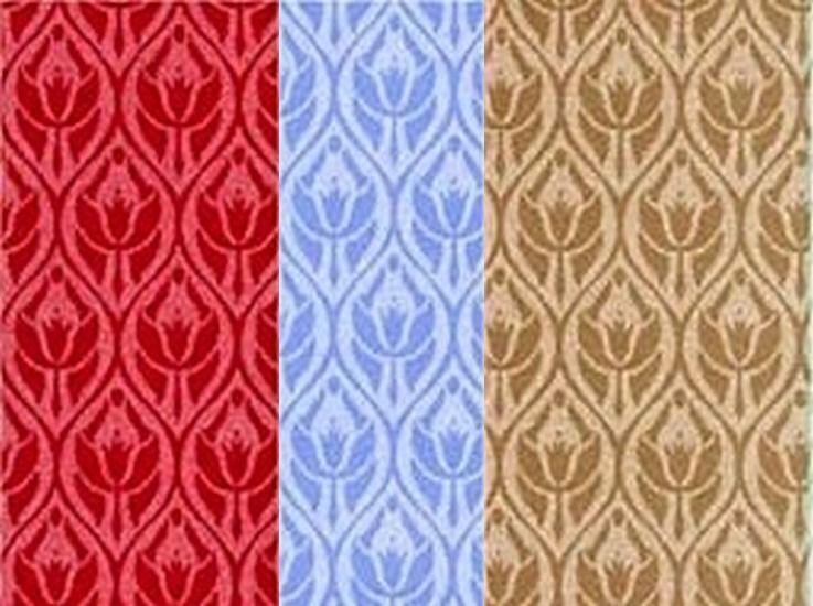 Miniature 3 sheet of bayswater wallpaper , dolls house miniatures, diy, paper