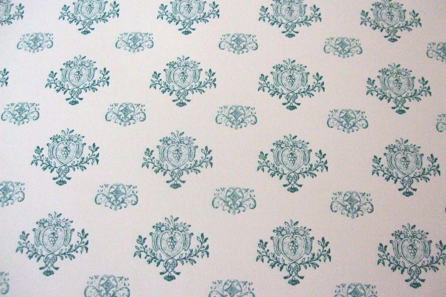 3 sheets byron & shelley wallpaper choice of two colours, dolls house miniature