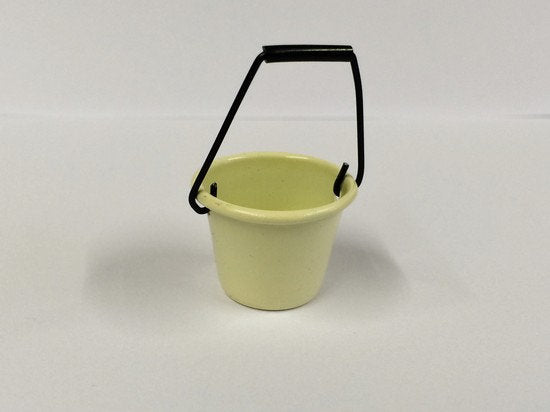 4 Coloured Metal Buckets 4 Colours, Doll House Miniature, Beach Sea