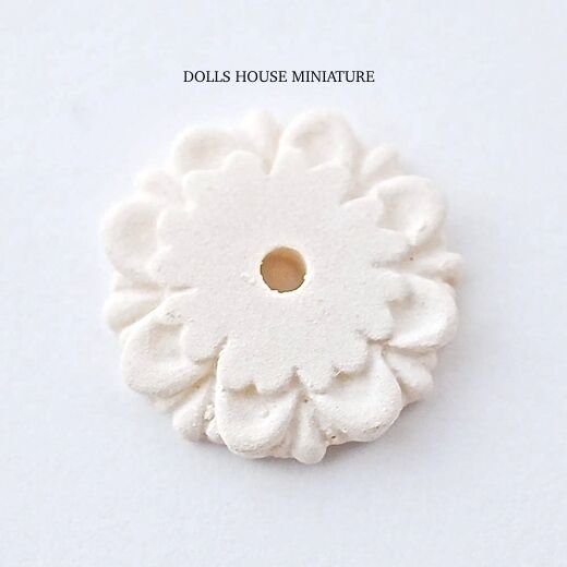 20mm Ceiling Rose, Doll House Miniature, Fixture & Fittings