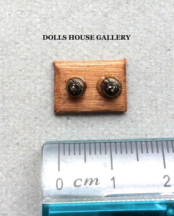 Double Light Switch, Doll House Fixtures & Fittings 1.12 Scale Lighting