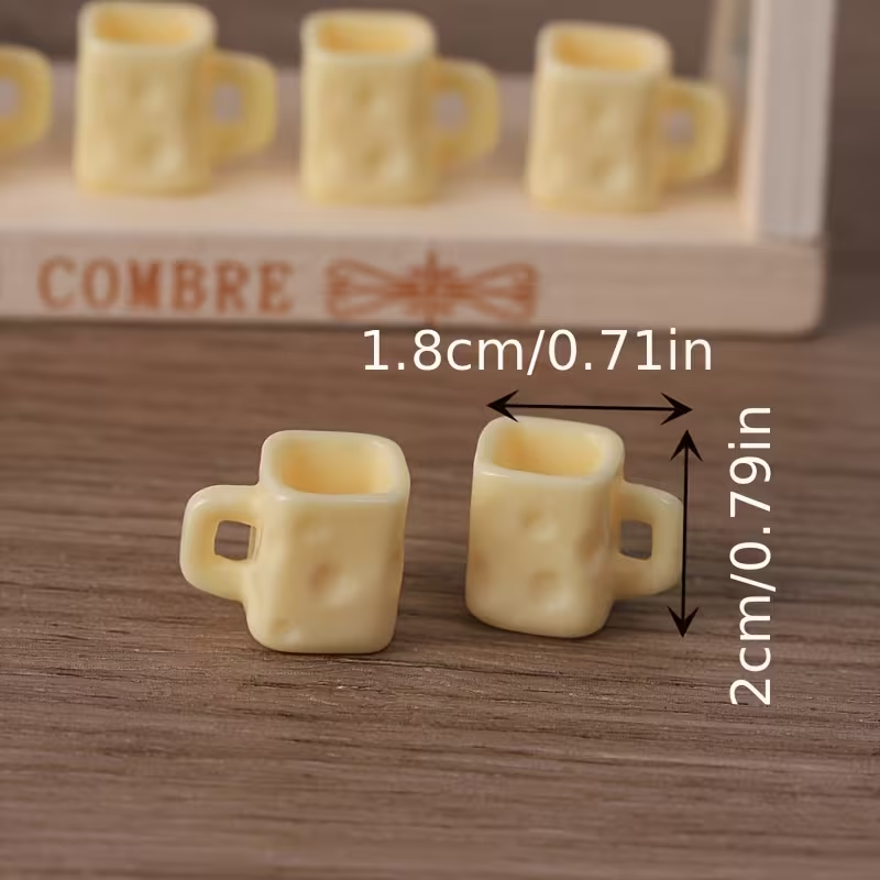 Modern Mugs One pair Choice Of Colour, Pink, Yellow Or Cream.