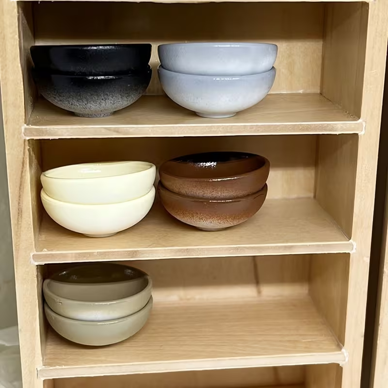 5 Bowls Dolls House Miniatures