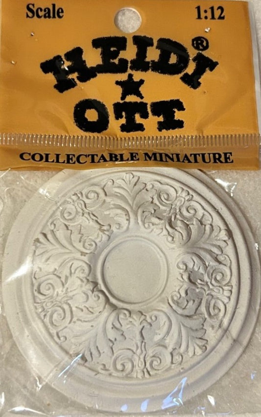Heidi Ott Large Ceiling Rose 7 cm Diameter, Dolls House Miniature