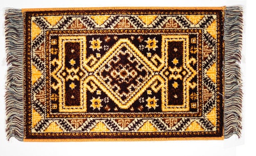 Large Quality Rug, Made In Austria, Pure Wool, 9" by 15" Dolls House Miniature