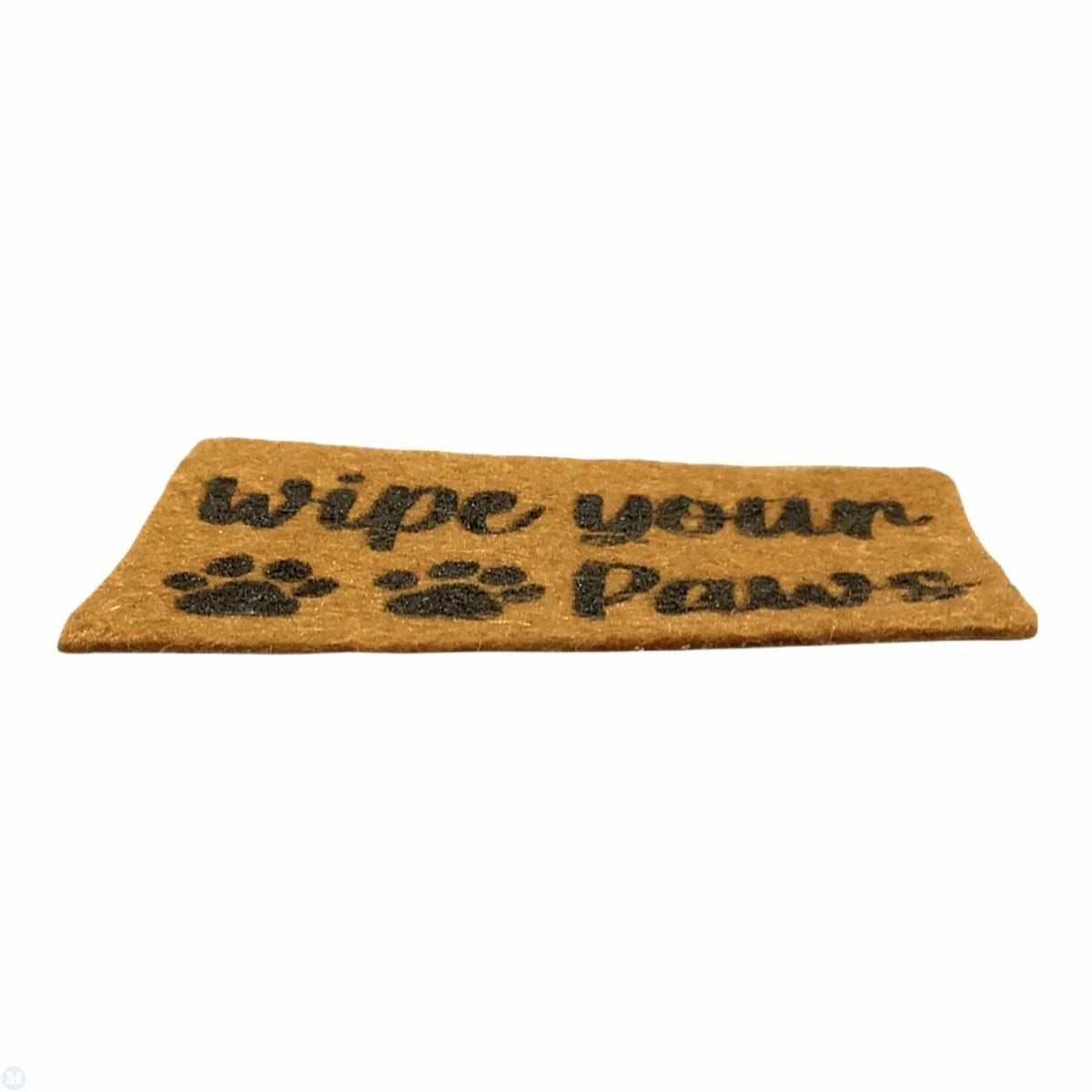 Wipe Your Paws Mat, Dolls House Miniature Front Door Mat, Welcome Rug