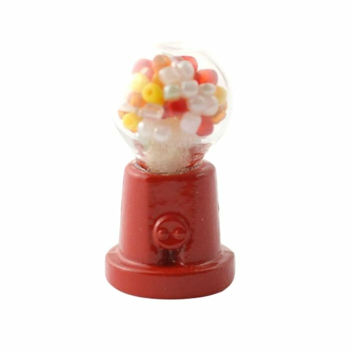 Bubble Gum Machine, Doll House Miniature. Shop Accessory. 1.12 Scale, Sweets