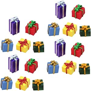 5 Christmas / Birthday presents, Xmas, Dolls House Miniatures 1.12 Scale