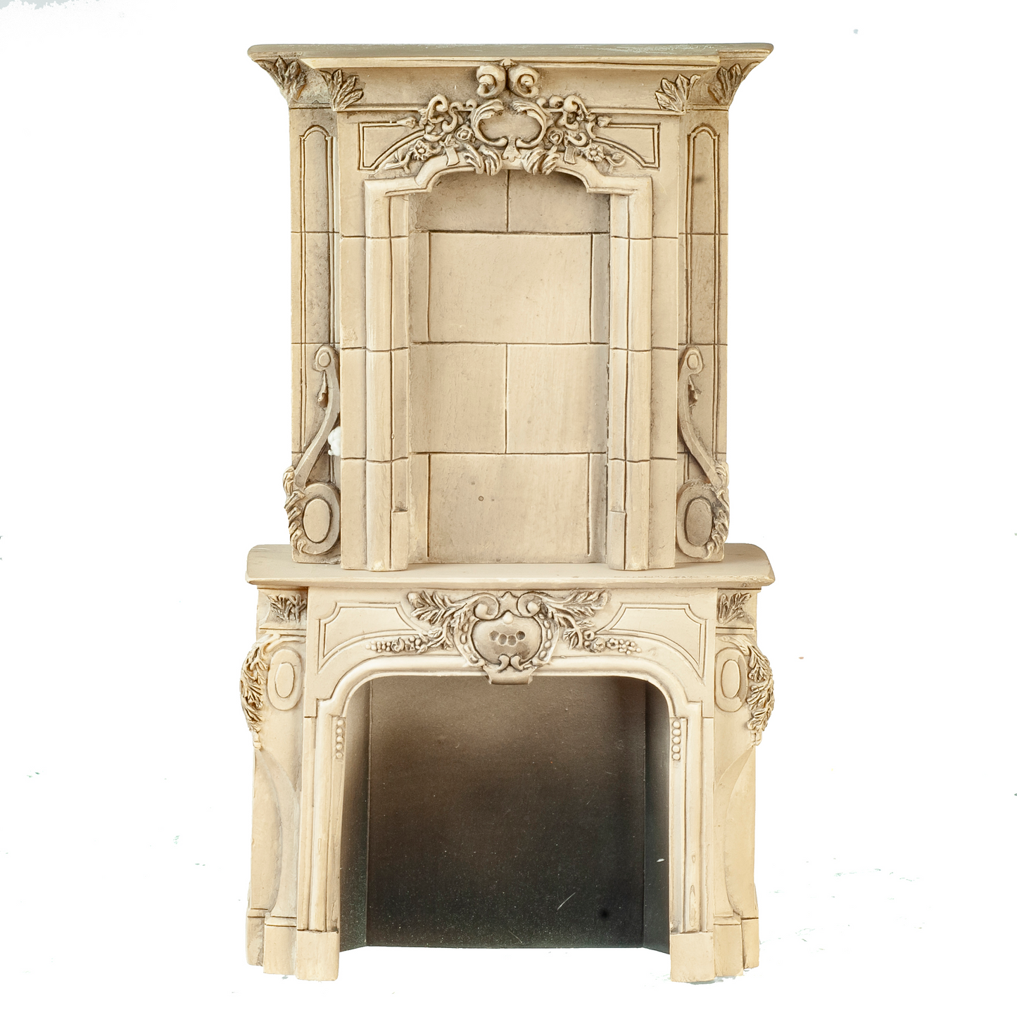Elegant Victorian Fireplace, Dolls House Miniature 1.12 Scale