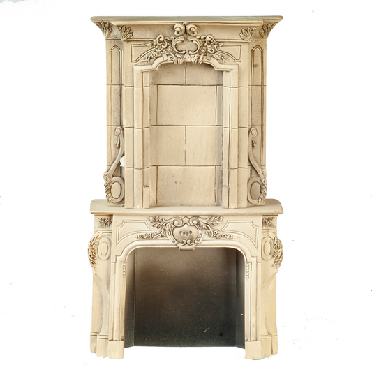 Elegant Victorian Fireplace, Dolls House Miniature 1.12 Scale
