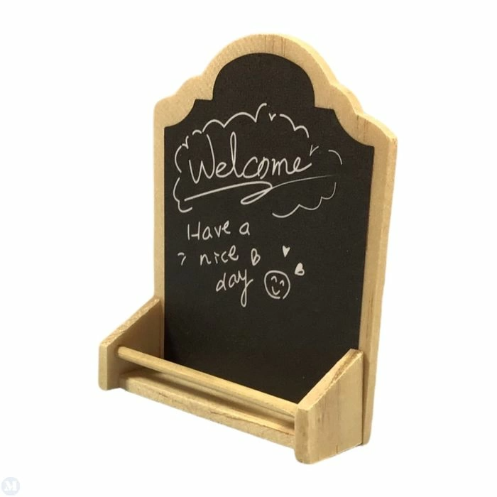 Blackboard With Tray, Dolls House Miniature Class Room, Nursery