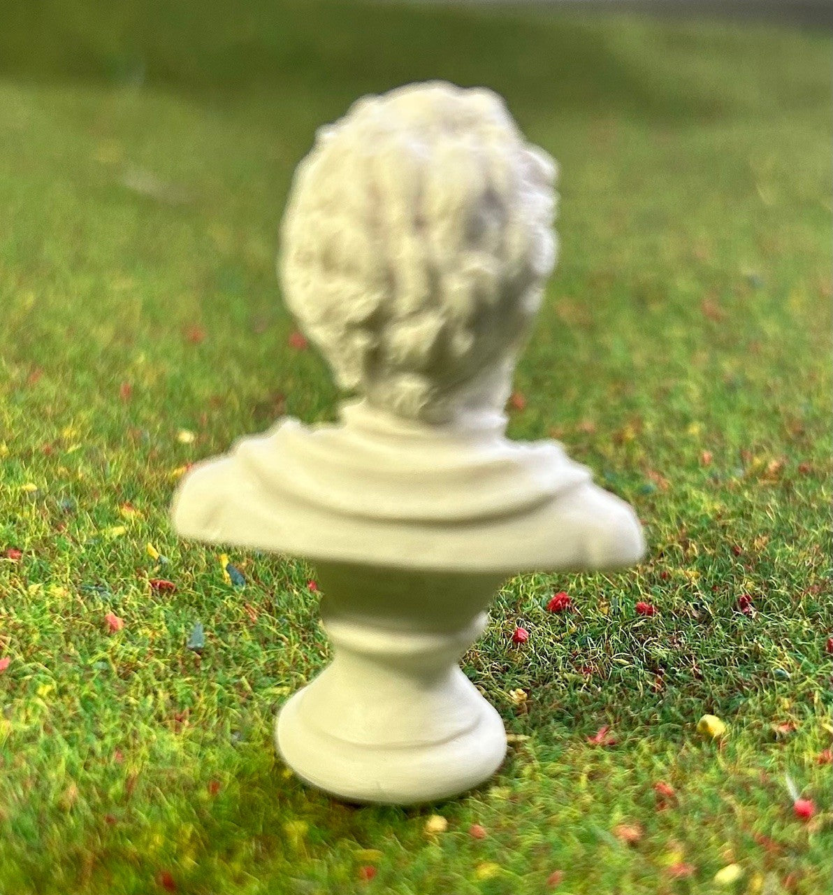 Michel Angelo Bust, Dolls House Miniature, Ornament, 39mm Height, 1.12 Scale