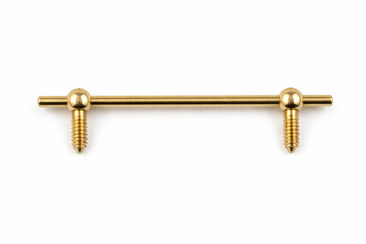 Short Solid Brass Curtain Rail 50mm, Dolls House Miniature Home Decor