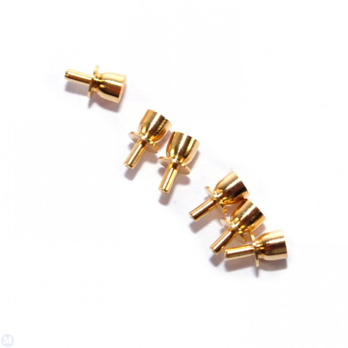 Brass Drawer Knobs 6mm, Dolls House Miniatures