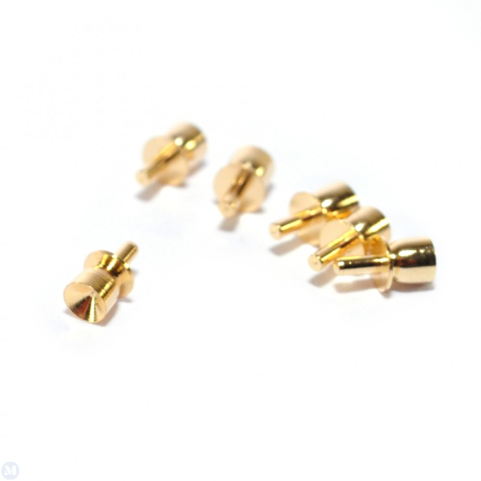 Brass Drawer Knobs 6mm, Dolls House Miniatures