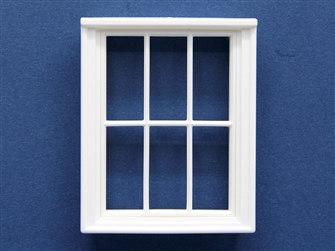 24th Scale Victorian 6 Pane Window, Dolls House Miniature Bulding DIY