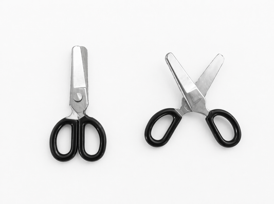 Two Scissors Dolls House Miniature Kitchen Accessory 1:12 Scale, Sewing Room