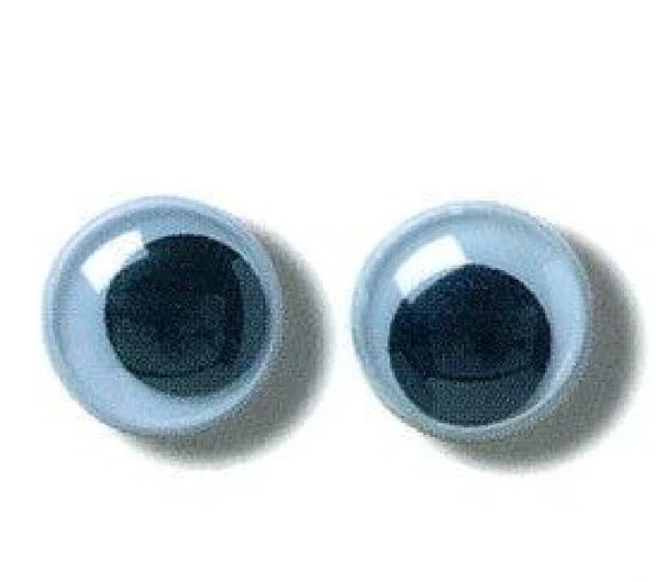 5 Pairs of 7mm Stick On Googly Eyes, Crafts, Funny Faces,