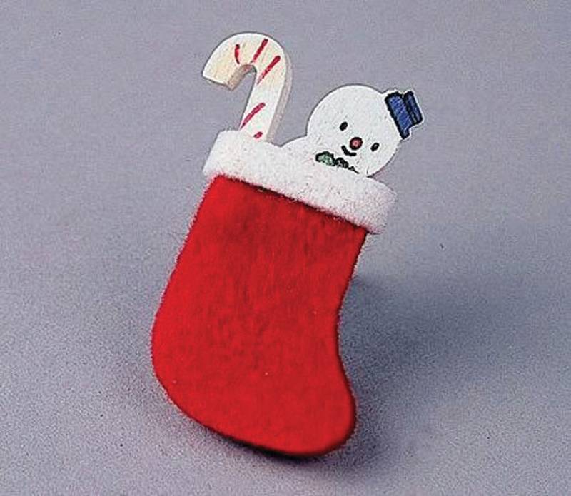 Filled Christmas Stocking, Xmas Dolls House Miniature Seasonal Festive.