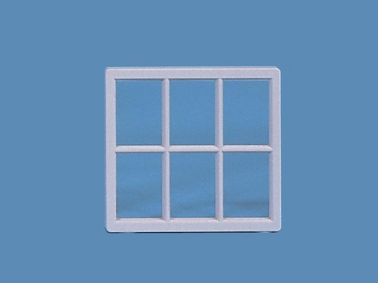 6 Pane Georgian Window, Dolls House Miniature Building DIY
