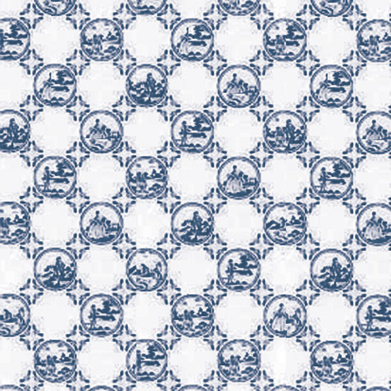Beatrix Wallpaper, 3 Sheets, Dolls House Miniature DIY